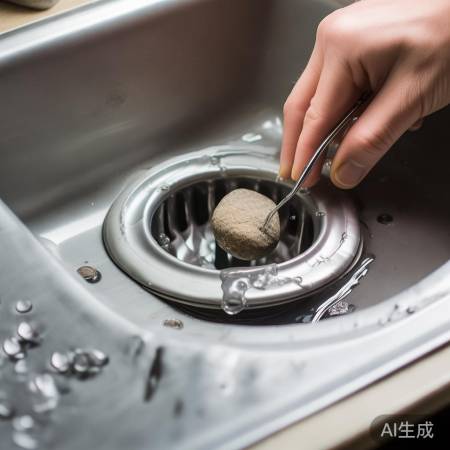 进水阀堵塞，细铁丝疏通