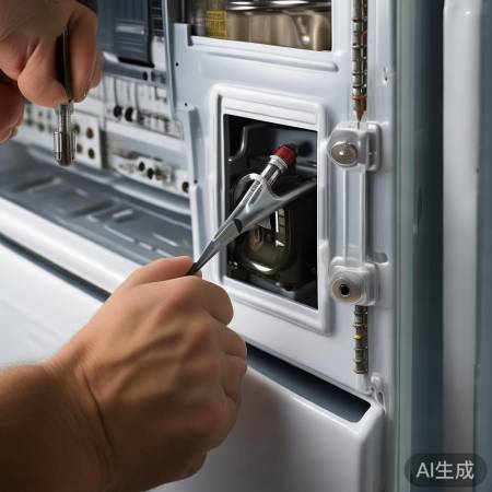 拆卸冰箱温控器