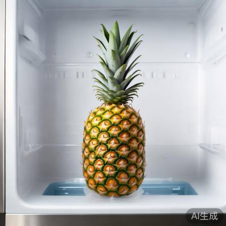 “菠萝隔夜放冰箱，细菌滋生不必