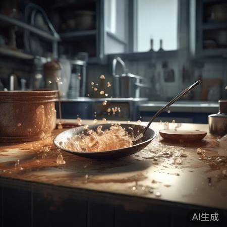 厨房细菌滋生需警惕