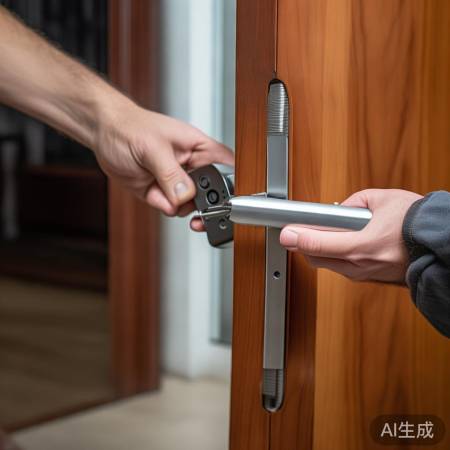 安装把手，完成智能锁