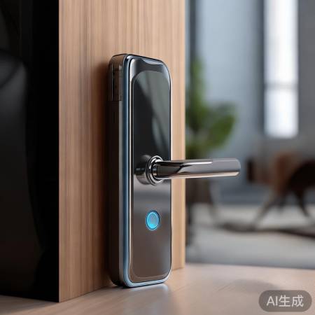 科技感智能锁，简约大方