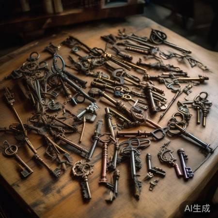 历史见证者：老式保险柜钥匙