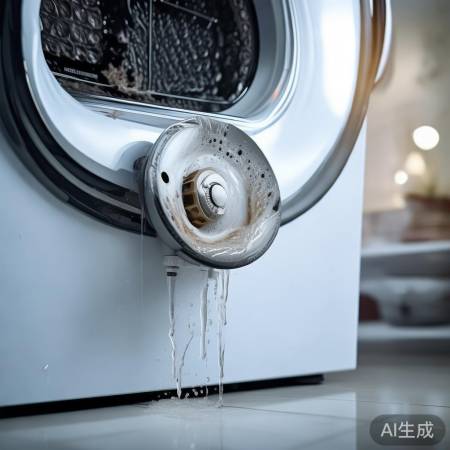 检查洗衣机阀门，确保排水畅通