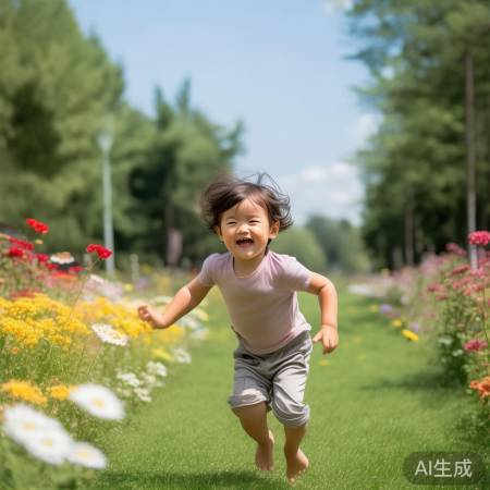 宝贝户外活动，强身健体