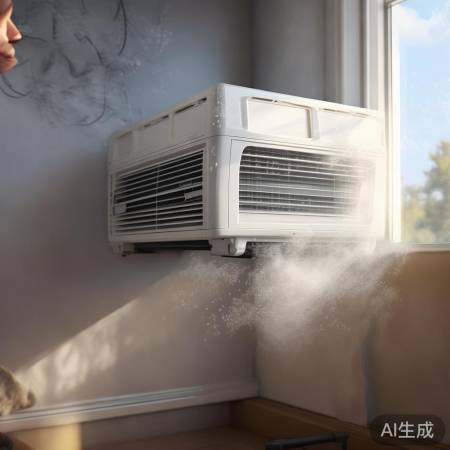 空调制热不滴水，调整安装位置