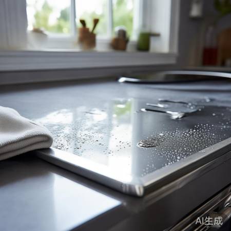 “灶台清洗，擦干防油渍”