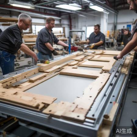 组装防盗门，耐心搭积木