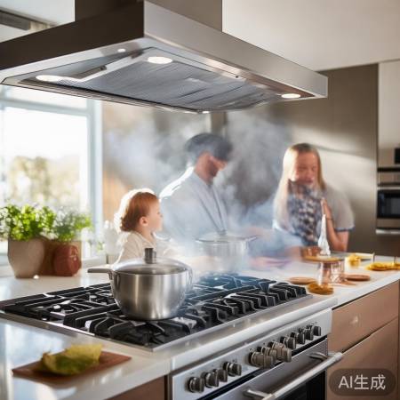 倒排风:除油烟,保清洁