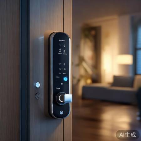 智能锁:安全防撬,记录访客