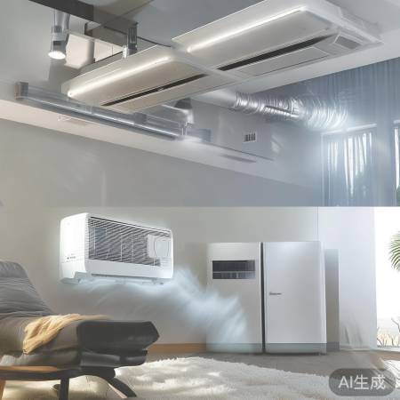 中央空调覆盖大面积，独立空调适