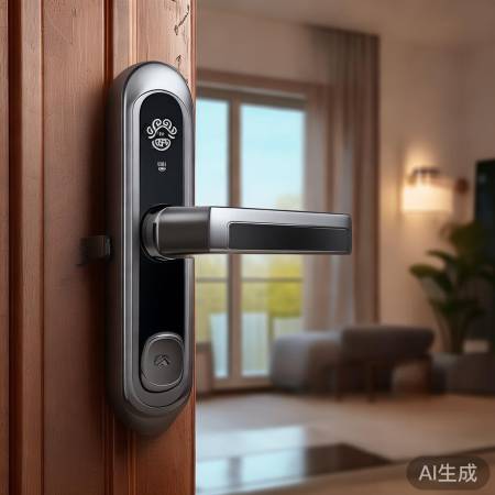 华为智能锁,科技感十足