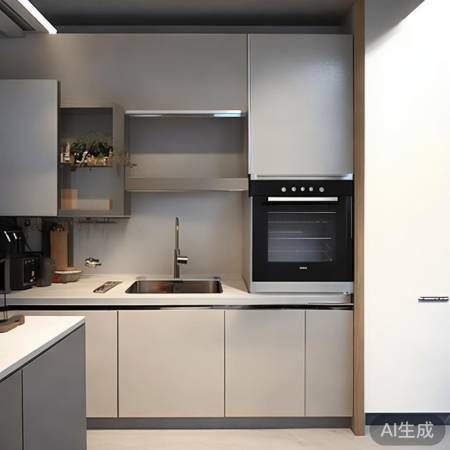 “消毒柜巧藏地柜,节省空间又干