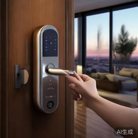 指纹锁，出门不愁锁