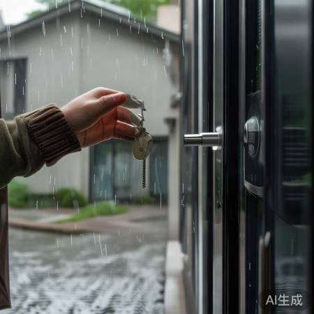 指纹锁失灵，备用钥匙解忧