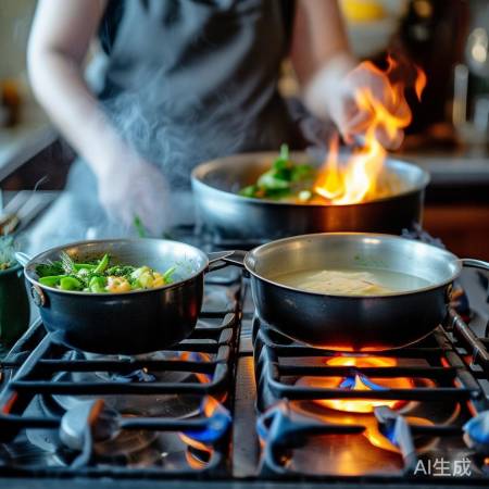 烹饪火焰大小调整