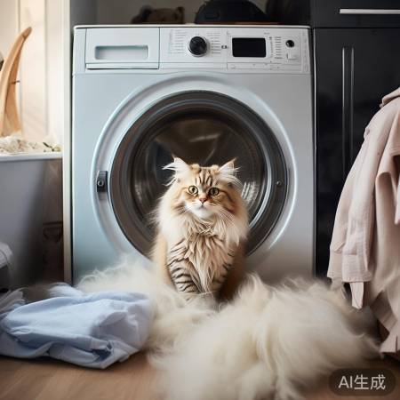 洗衣机选大容量,防猫毛满天飞