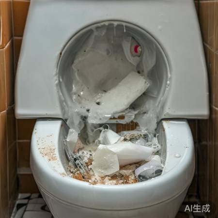 马桶使用小贴士：勿乱扔湿巾，检