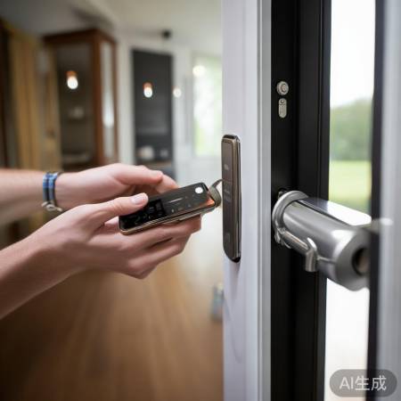 智能锁安装简便，无线连接更便捷