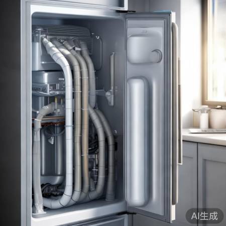 冰箱后粗管为制冷管