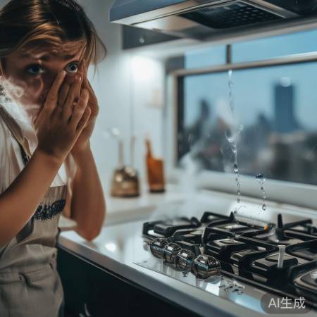 朋友炒菜时发现燃气泄漏