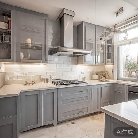 厨房布局,动线流畅