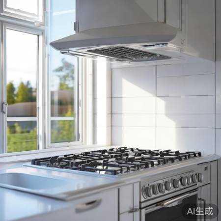 燃气灶通风好,远离热气蒸腾