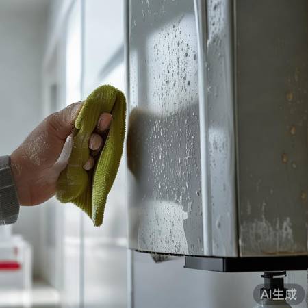 壁挂炉清洁，湿布或洗涤剂