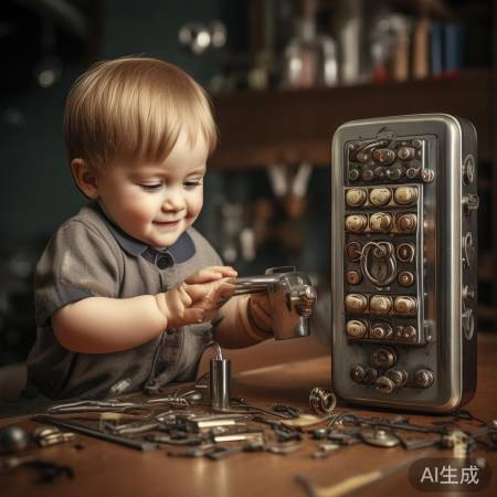 儿时万能锁，今朝智能锁珍惜