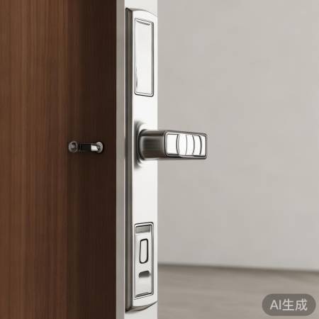 鸿利A6L指纹锁,简洁大气