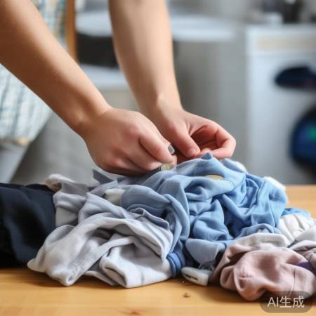 检查衣物,防异物入洗衣机