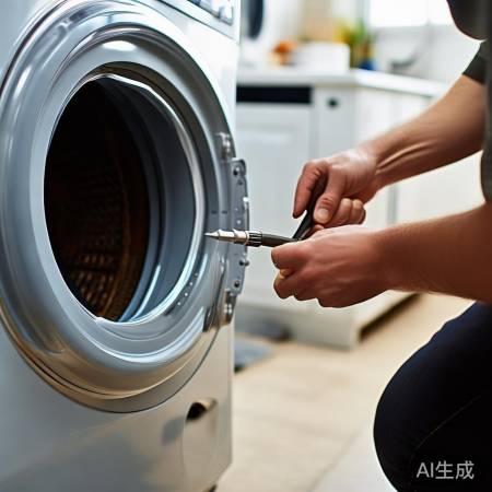 检查门锁,手动开启