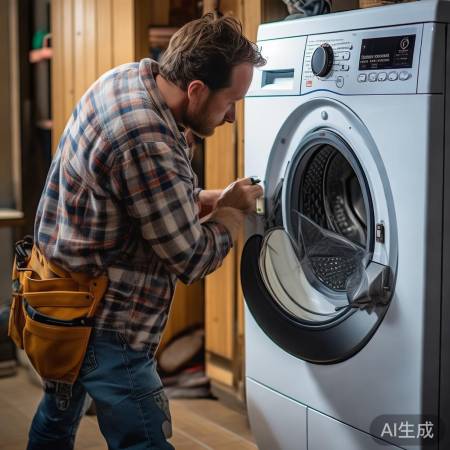 洗衣机故障门解锁技巧