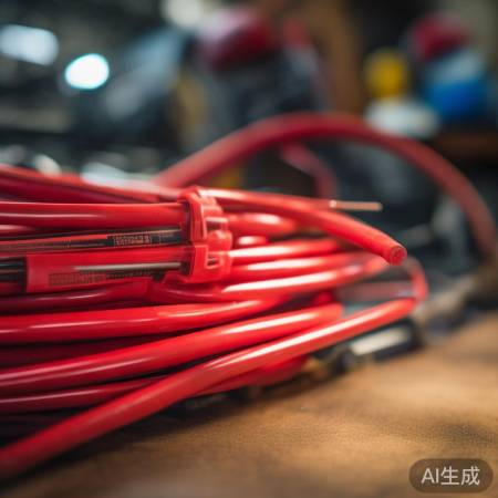 寻找红色标签电源线