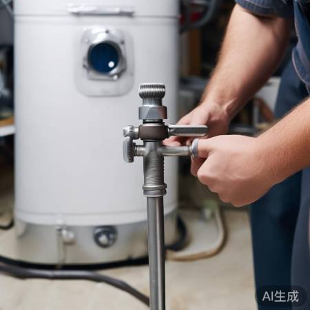 连接空气能热水器水管，简单实用