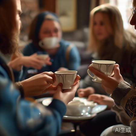 客厅喝茶聊天,牢记安全实用便