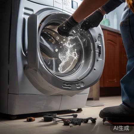 洗衣机噪音，轴承或减震器故障