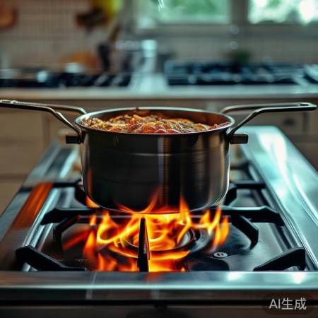 炒菜注意火候，勿长时间空烧