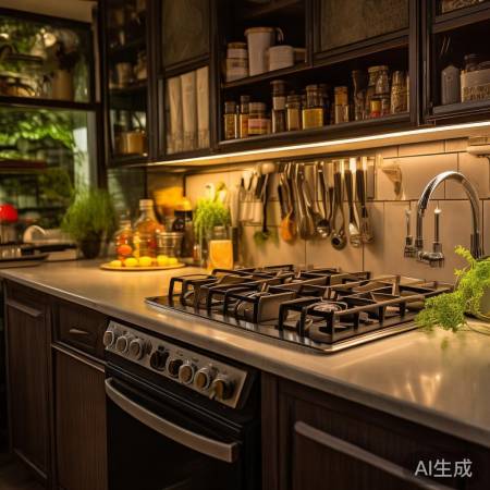 厨房细节温馨整洁