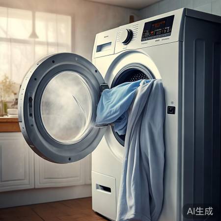 洗衣机轻松洗净衣物