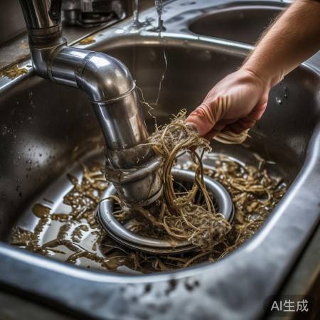 洗衣机排水泵堵塞，清理杂物。