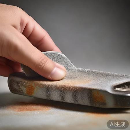 除锈打磨,轻柔勿伤表面