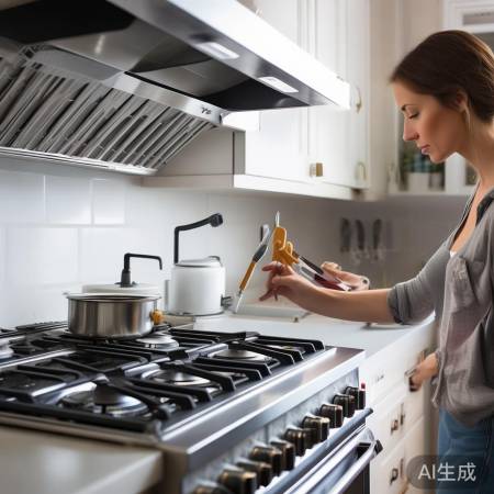 燃气灶抽油烟机，定期检查安全