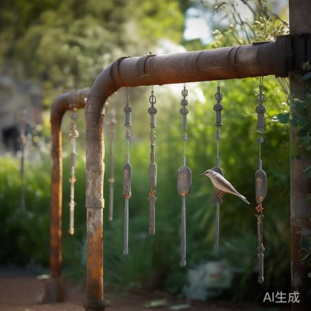 风铃金属片，驱鸟妙法