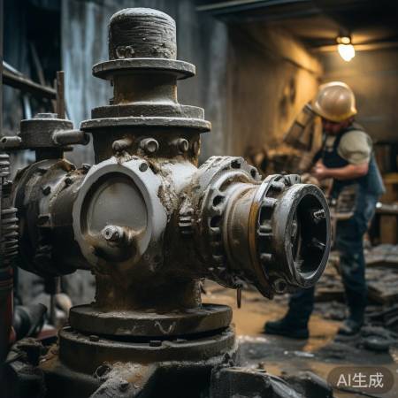 水泵因垢尘卡滞