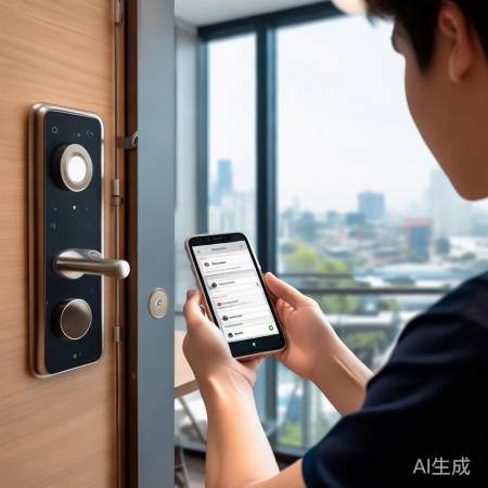 指纹锁改密码，手机操作，信号要