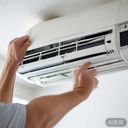 安装内机，牢固密封防噪音