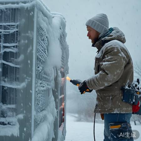 “外机除冰小窍门”