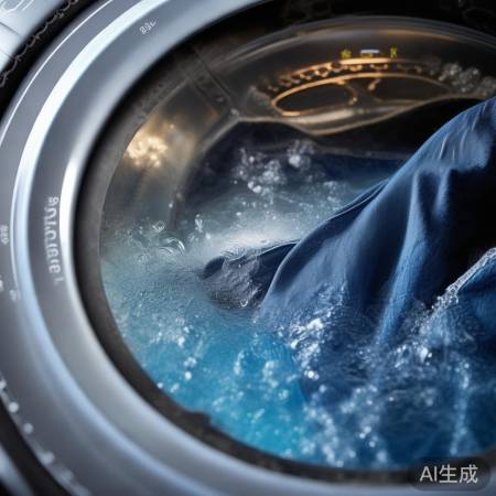 “适中水温洗牛仔裤”