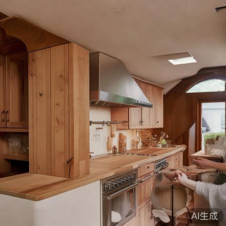 “油烟机安装效果看个人”